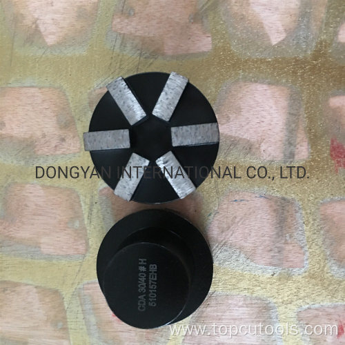 High Performance Diamond Floor Concrete Grinding Plug Head